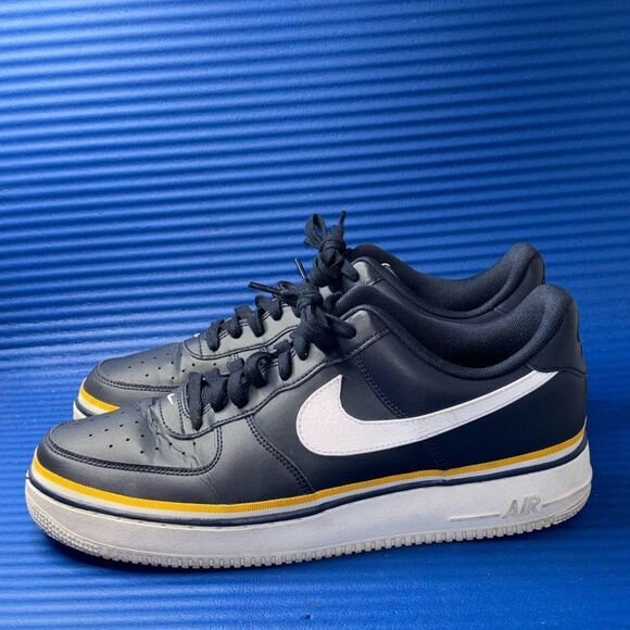 Size 13- Men’s Nike Air Force 1 LV8 Low Obsidian University Gold CJ1377-400 - Picture 2 of 8